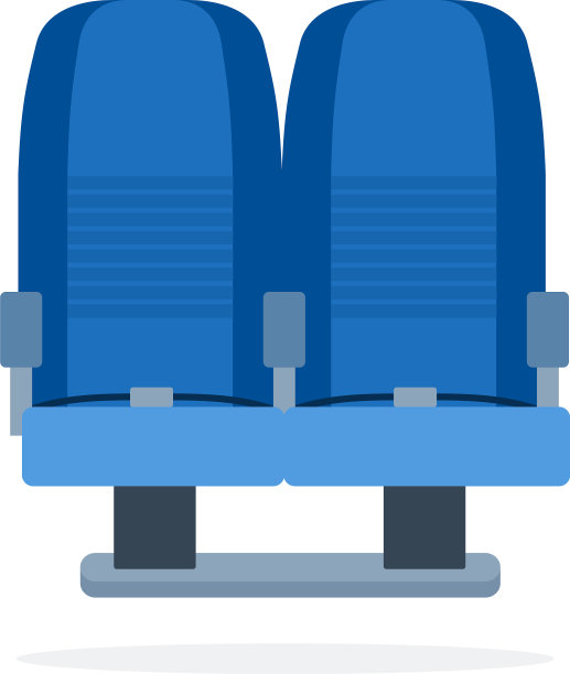 双座飞机平面材料隔离设计图片下载