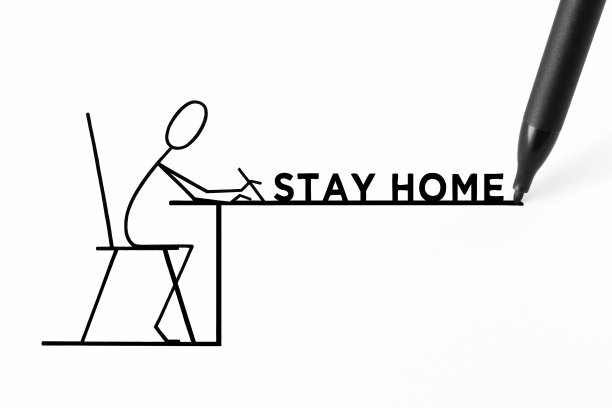 呆在家里画画图片下载