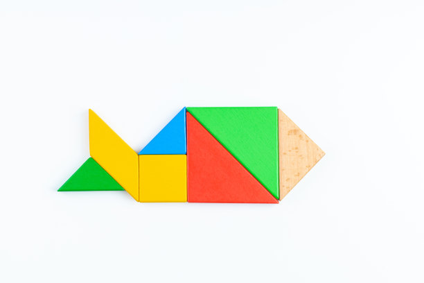 七巧板的鱼图片下载