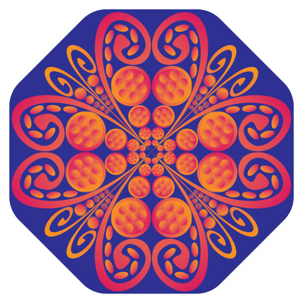 华丽的东方曼荼罗图片下载