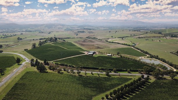 空中田园风光图片下载