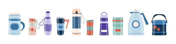 现实的热水瓶喝。图片下载