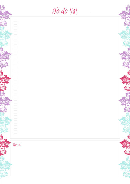 白色做表与明亮的叶子图案图片下载