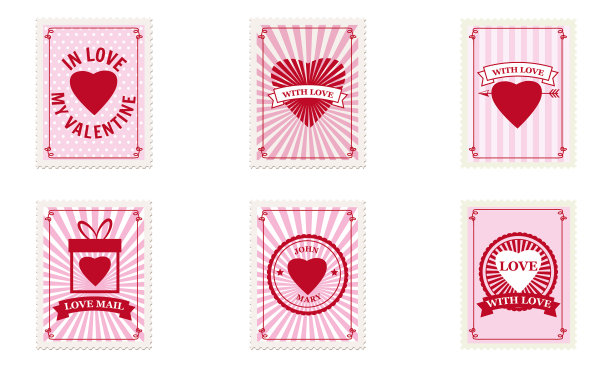 专设情人节邮票收集服务图片下载