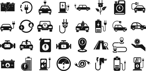 混合图标设置简单的风格图片下载