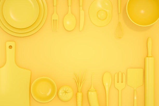 厨房用具，简约设计，自制，食谱图片下载