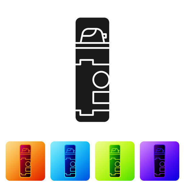 黑色剃须凝胶泡沫图标孤立在白色上图片下载