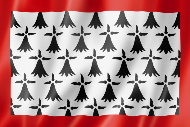 利木赞大区旗，法国图片下载