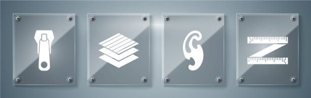 设置卷尺测量法式曲线织物图片下载