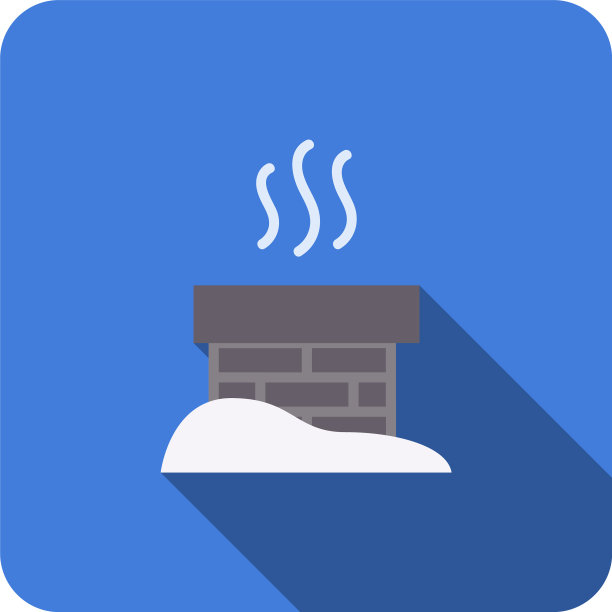 平面图标与长影砖烟囱管图片下载