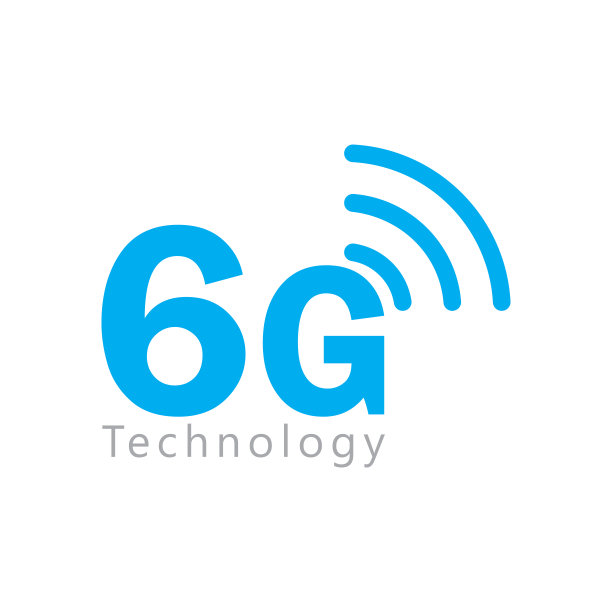 矢量符号或图标6G互联网网络连接技术。第六代无线互联网网络连接图片下载