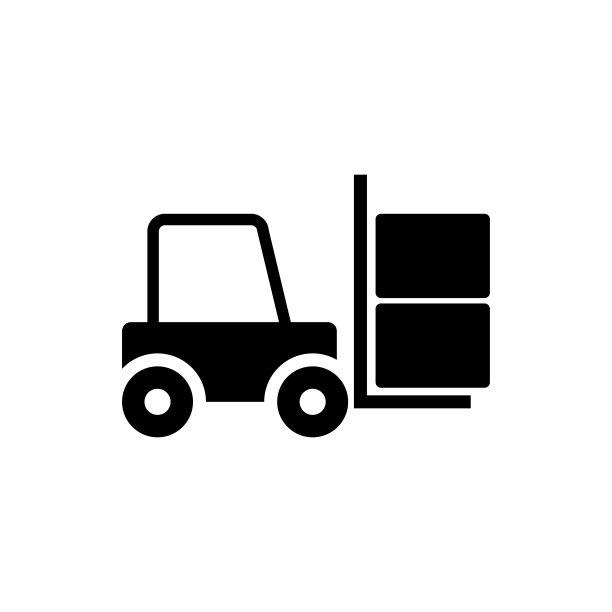 叉车图标平面矢量模板设计新潮图片下载