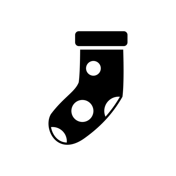 袜子图标平面矢量模板设计新潮图片下载