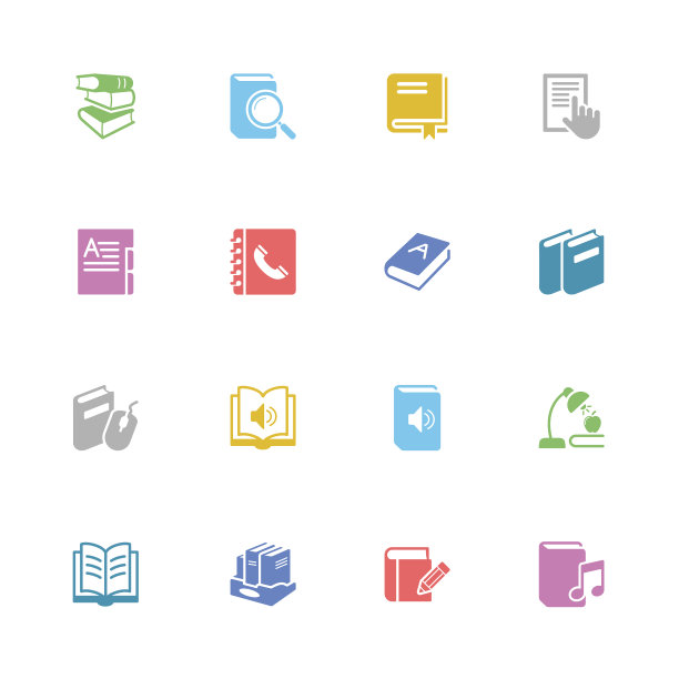 书向量|颜色系列图片下载