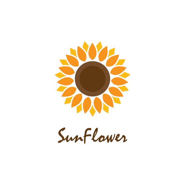向日葵向量设计图片下载