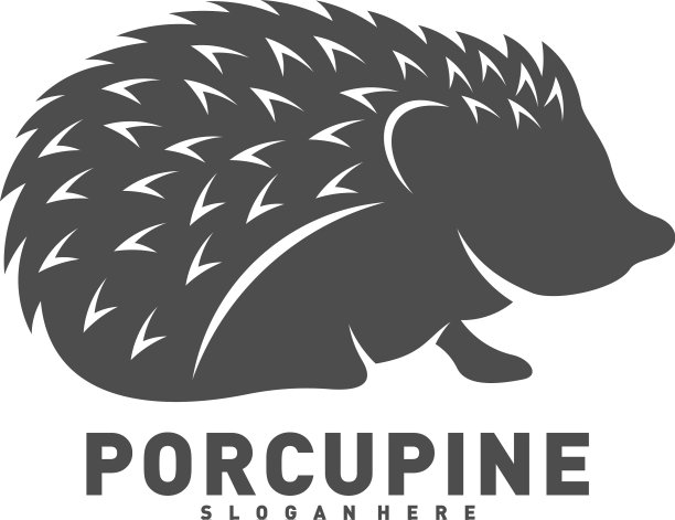 豪猪标志图标设计图片下载