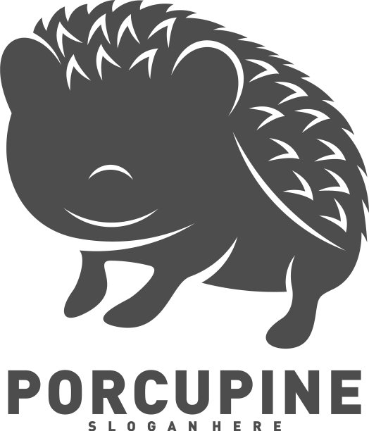 豪猪标志图标设计图片下载