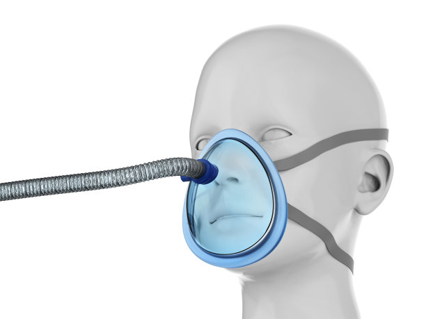 带通气面罩的假人图片下载