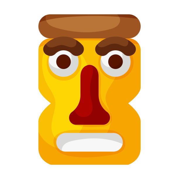 图腾图标卡通图标孤立上图片下载