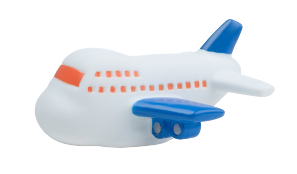 玩具飞机孤立在白色。图片下载