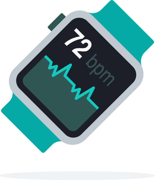 带有脉冲屏的智能手表图片下载