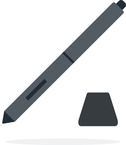 笔平面设计为平面隔离图片下载