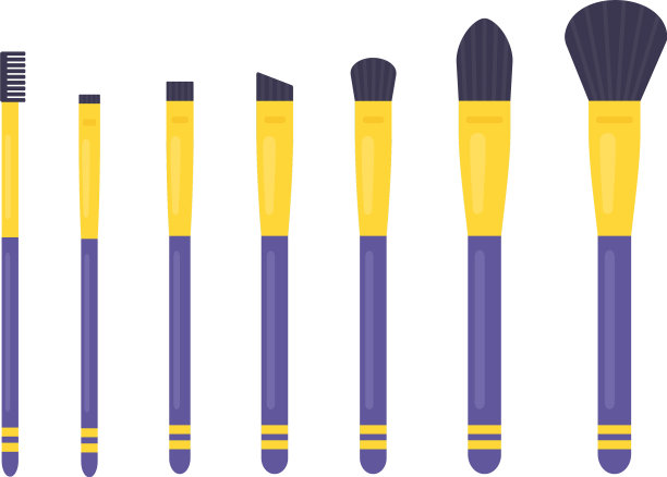 设置化妆刷平面隔离图片下载