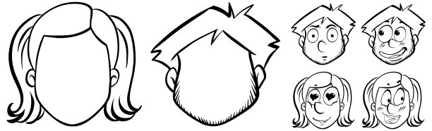 不同表情的人脸图片下载