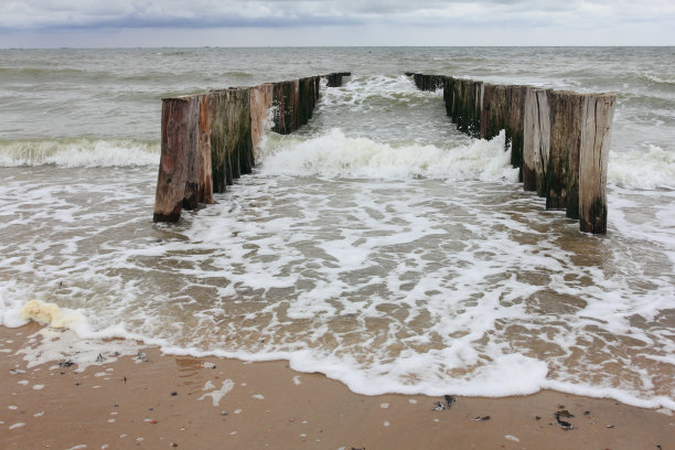 浪头是白色的图片下载