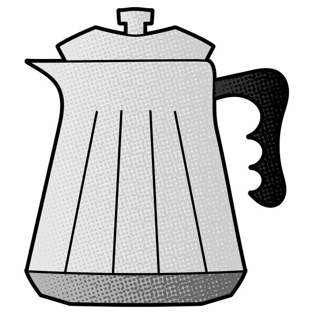 Moka壶手绘矢量设计图片下载