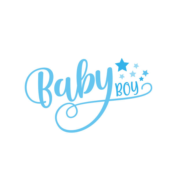 小男孩的星星书法。图片下载