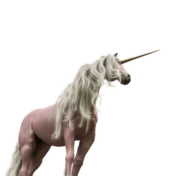 粉色独角兽图片下载