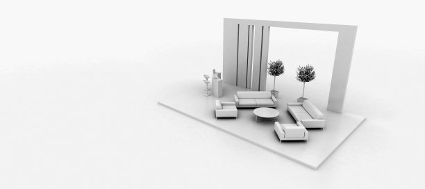 公司摊位，孤立在白色图片下载