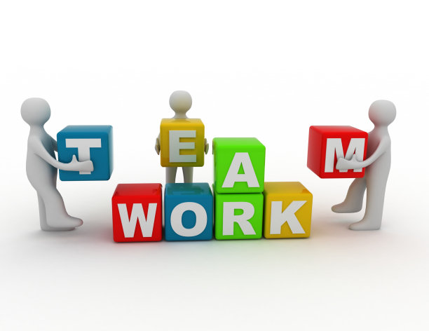 团队合作概念3 d图片下载