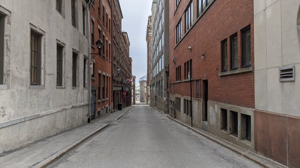 老蒙特利尔的窄街(图2)图片下载