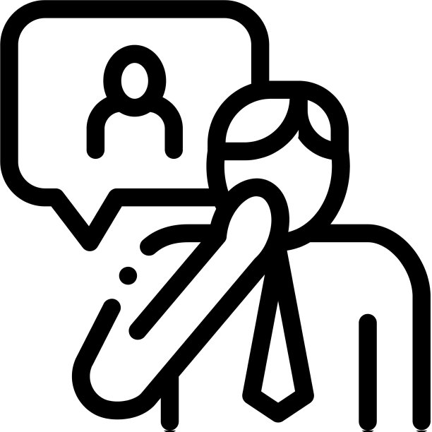 男人轮廓图标图片下载
