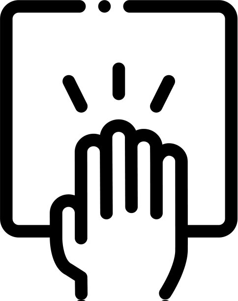 鼓掌图标轮廓图片下载