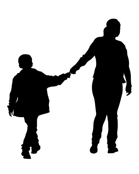 家庭夫妇和孩子图片下载