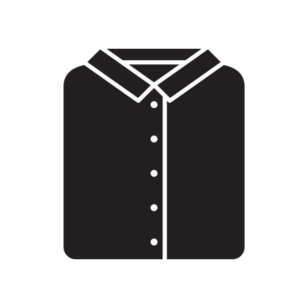 裁剪剪影折叠衬衫图标轮廓图片下载