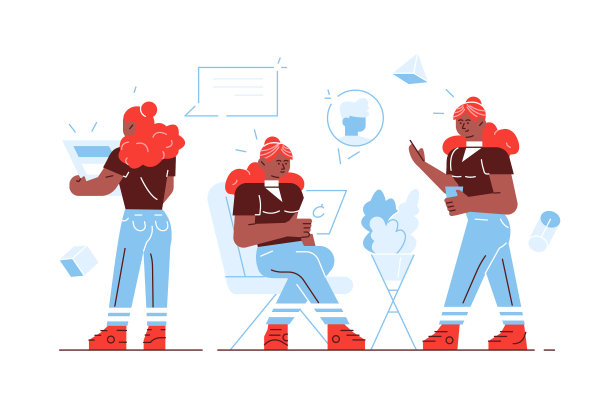 商业女性角色图片下载