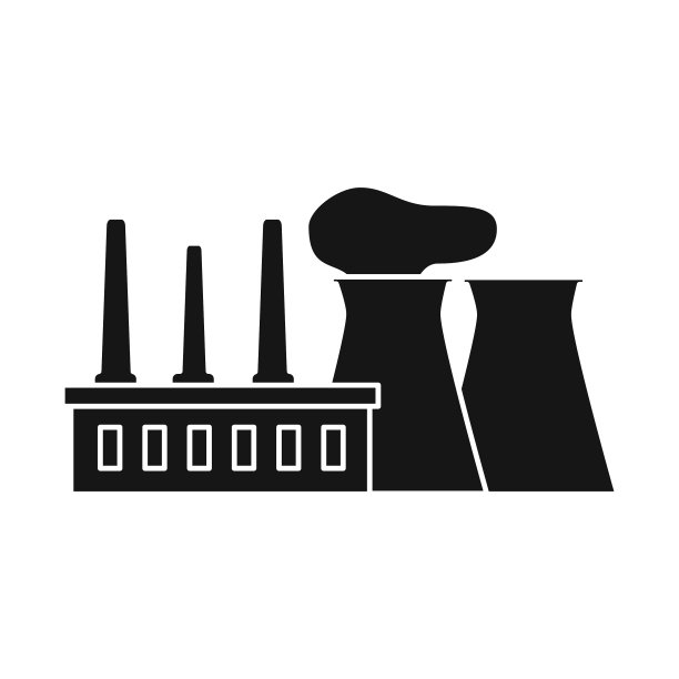 工厂和制造业logo设计图片下载
