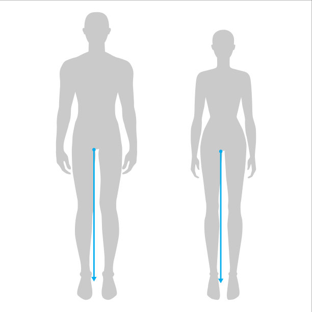 女人和男人测量时尚图片下载
