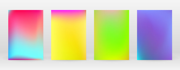 柔和的柔软。彩虹渐变设置颜色背景图片下载