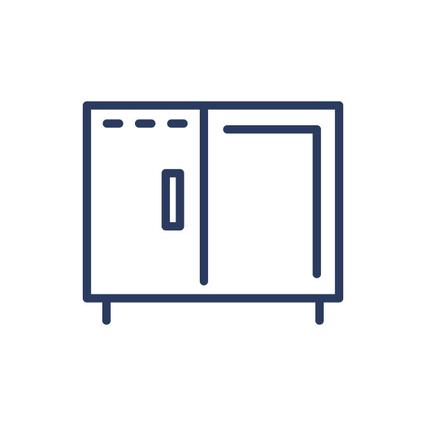 服务器机架细线图标图片下载