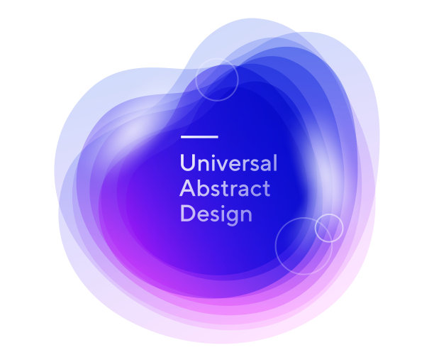 彩色抽象液体形状图片下载