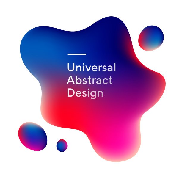 摘要动态流体斑点图片下载