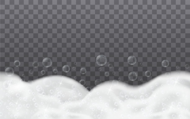 肥皂泡沫和沐浴香波泡沫图片下载