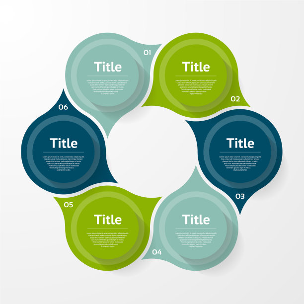 圆信息图模板图表图片下载