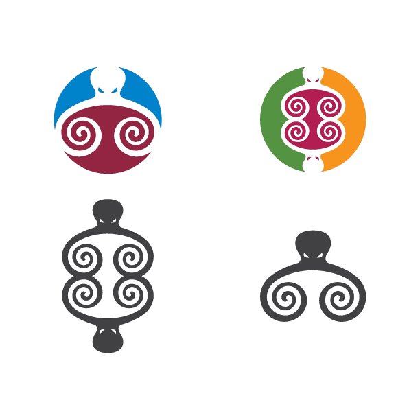 八达通图标标志矢量插图设计图片下载