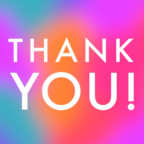 感谢你感恩节卡片印刷在粉红色彩虹的离奇白色字母设计背景。主要的颜色是橙色、粉色、蓝色和紫色。这幅图像是用数字技术生成的。对于男孩，女孩，朋友，家庭图片下载
